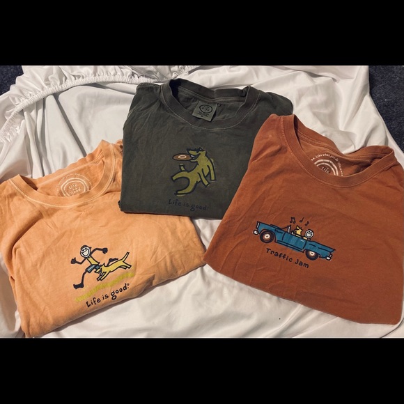Life Is Good Tops - Bundle of life is good tshirts perfect condition!